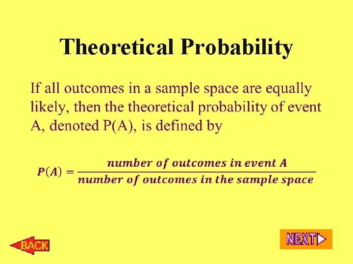 Theoretical Probability • 