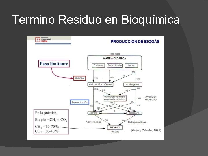 Termino Residuo en Bioquímica 