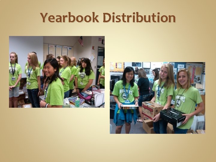 Yearbook Distribution 