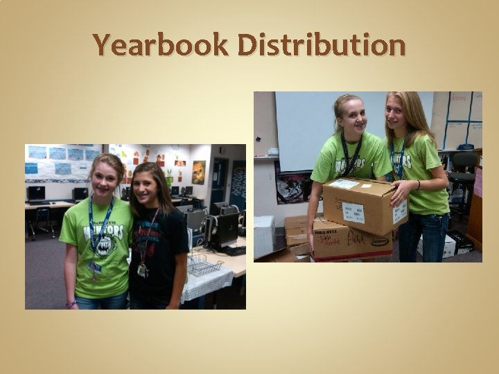 Yearbook Distribution 