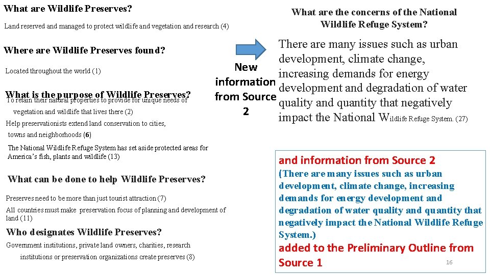 What are Wildlife Preserves? Land reserved and managed to protect wildlife and vegetation and