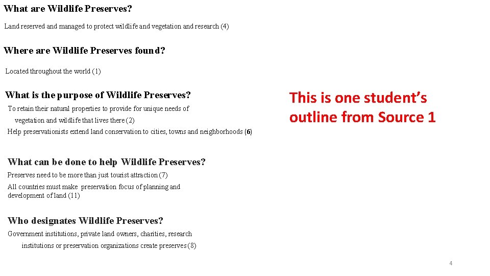 What are Wildlife Preserves? Land reserved and managed to protect wildlife and vegetation and