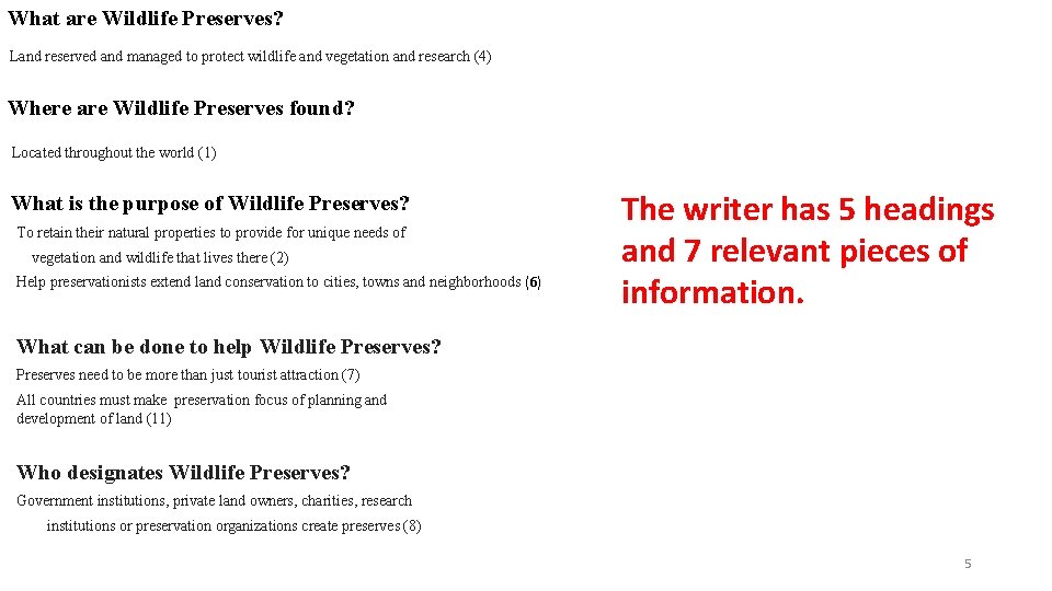 What are Wildlife Preserves? Land reserved and managed to protect wildlife and vegetation and