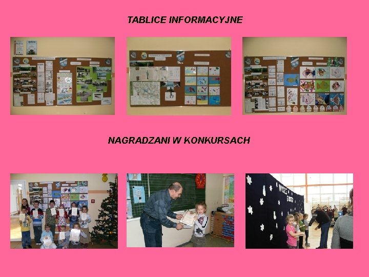 TABLICE INFORMACYJNE NAGRADZANI W KONKURSACH 