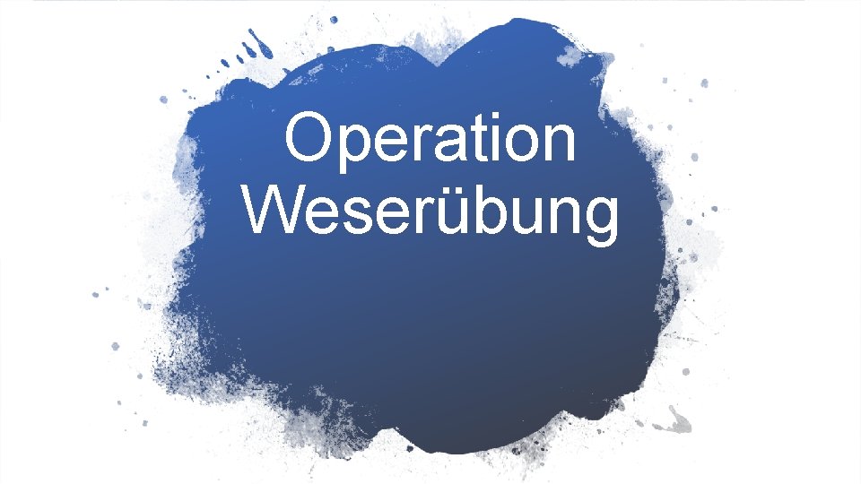 Operation Weserübung 