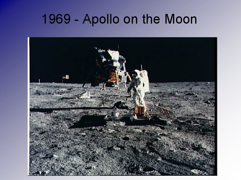 1969 - Apollo on the Moon 