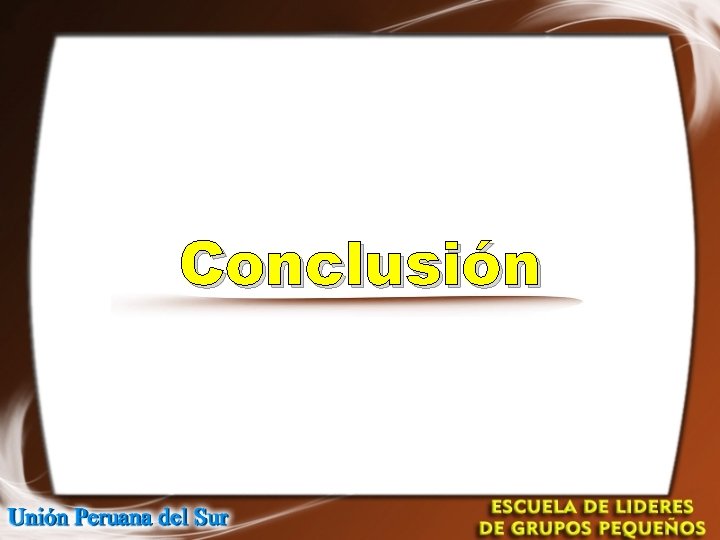 Conclusión 