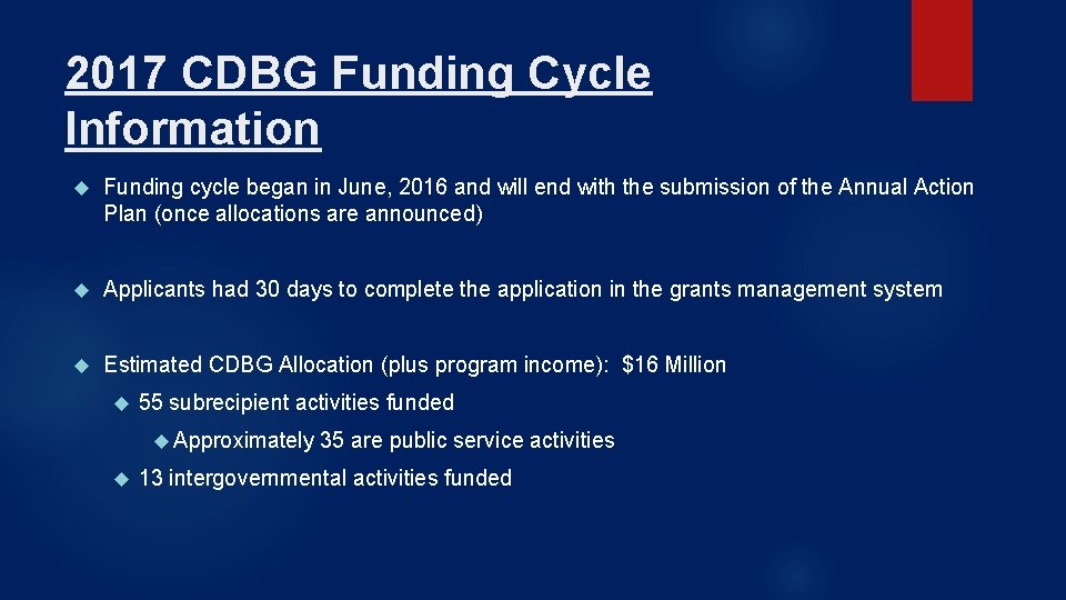 Entitlement Cdbg Process City of St Louis CDBG Funding Application Best