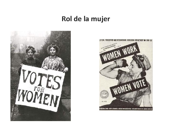 Rol de la mujer 