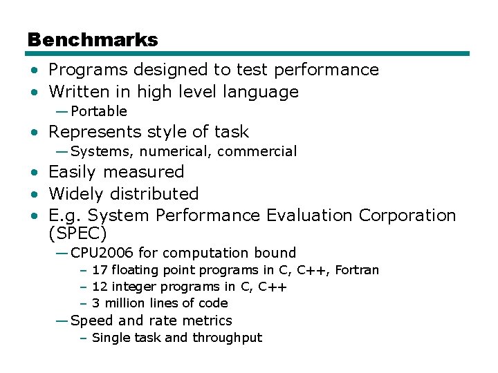 Computer Organization and Architecture Chapter 2 Computer Evolution