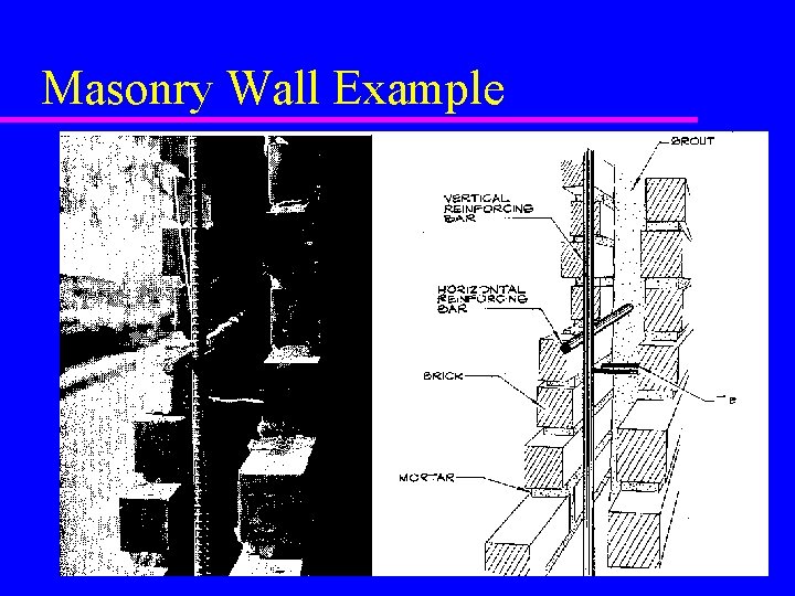 Masonry Wall Example 