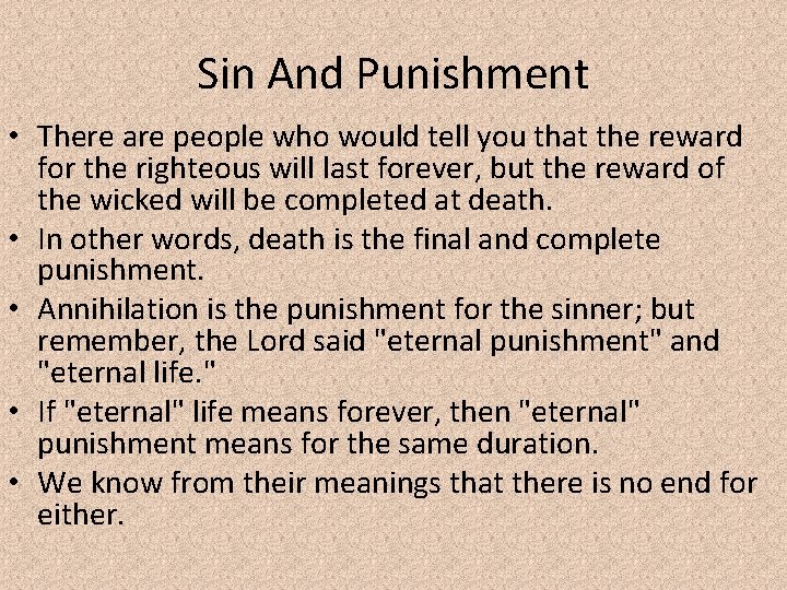 Sin And Punishment • There are people who would tell you that the reward