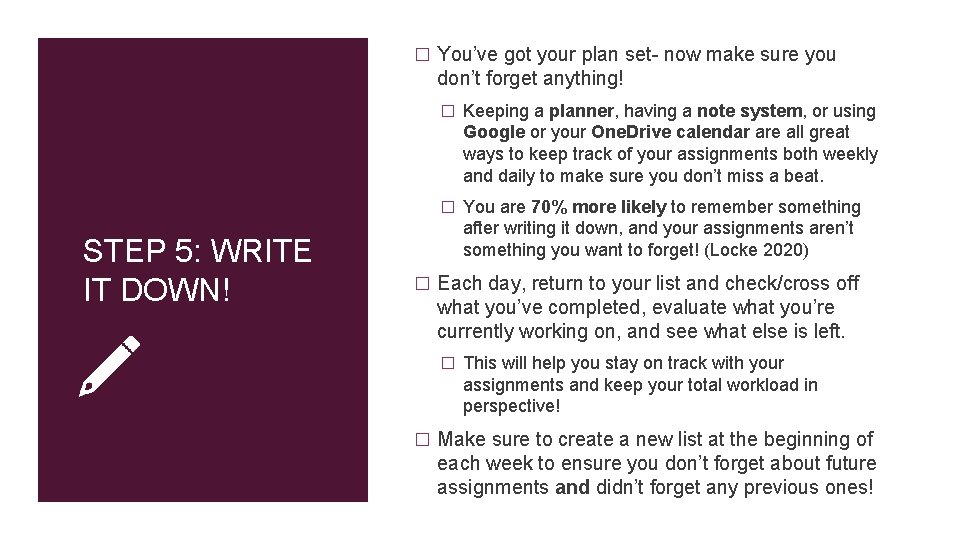 � You’ve got your plan set- now make sure you don’t forget anything! �