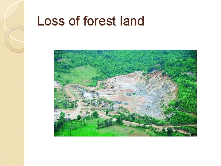 Loss of forest land 