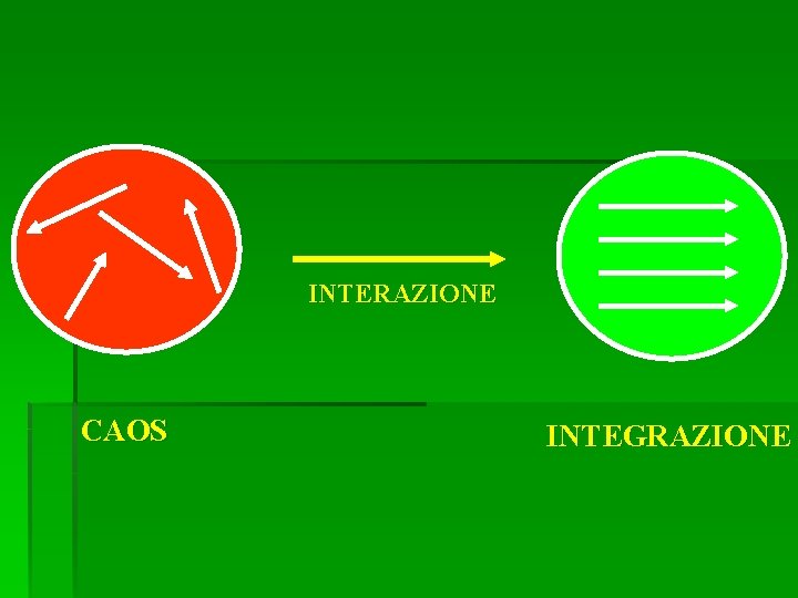 INTERAZIONE CAOS INTEGRAZIONE 