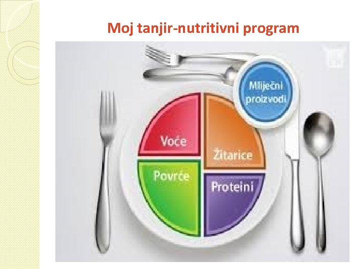 Moj tanjir-nutritivni program 