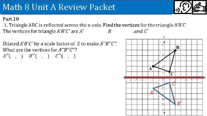 Math 8 Unit A Review Packet 