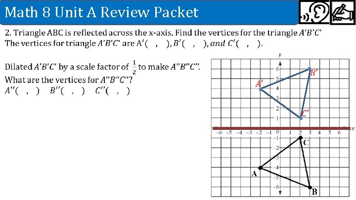 Math 8 Unit A Review Packet 