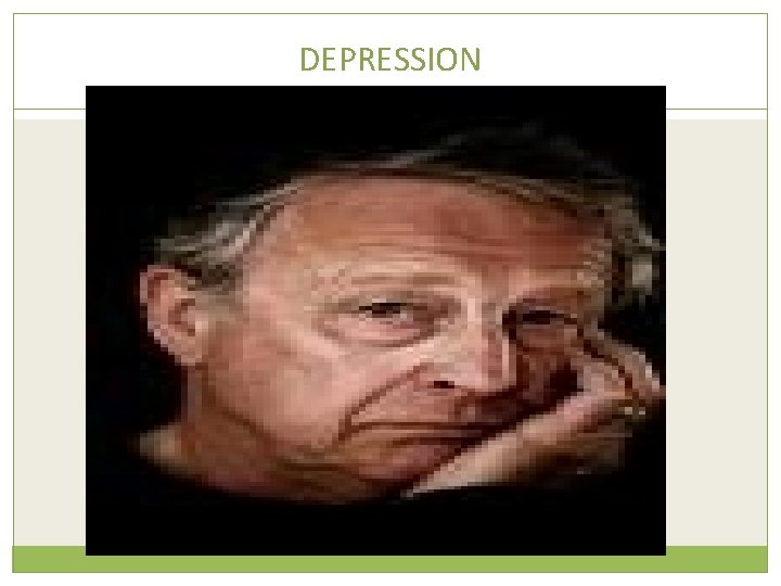 DEPRESSION 