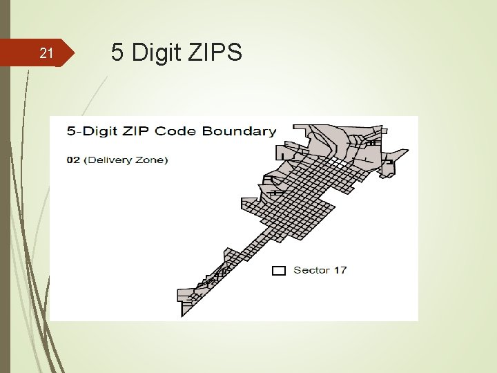 21 5 Digit ZIPS 