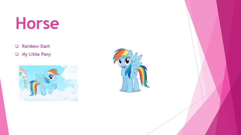 Horse q Rainbow Dash q My Little Pony 