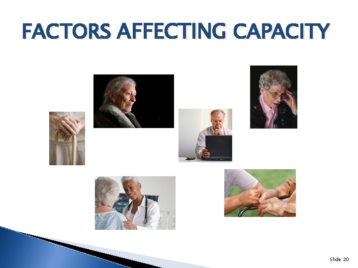 FACTORS AFFECTING CAPACITY Slide 20 