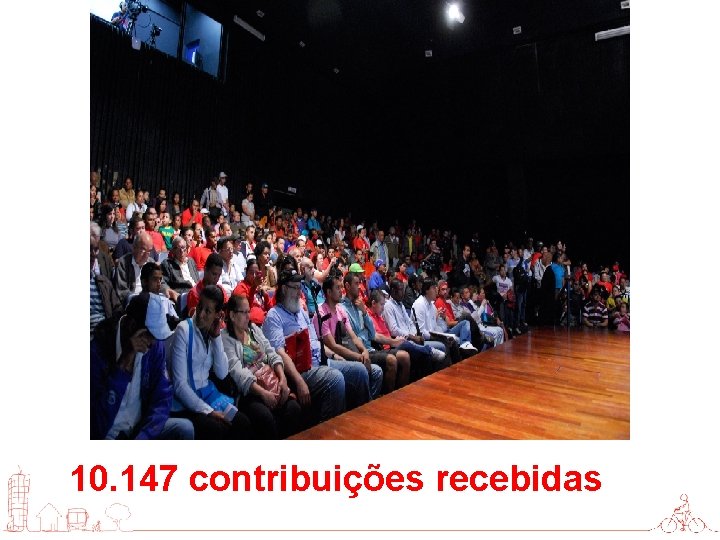 10. 147 contribuições recebidas 