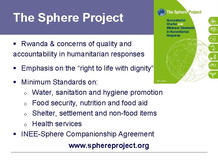 The Sphere Project § Rwanda & concerns of quality and accountability in humanitarian responses