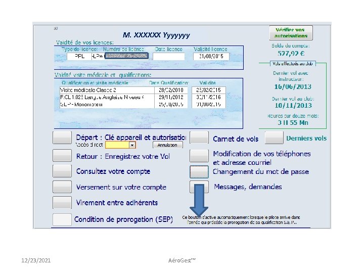 M. XXXXXX Yyyyyyy 12/23/2021 Aéro. Gest™ 