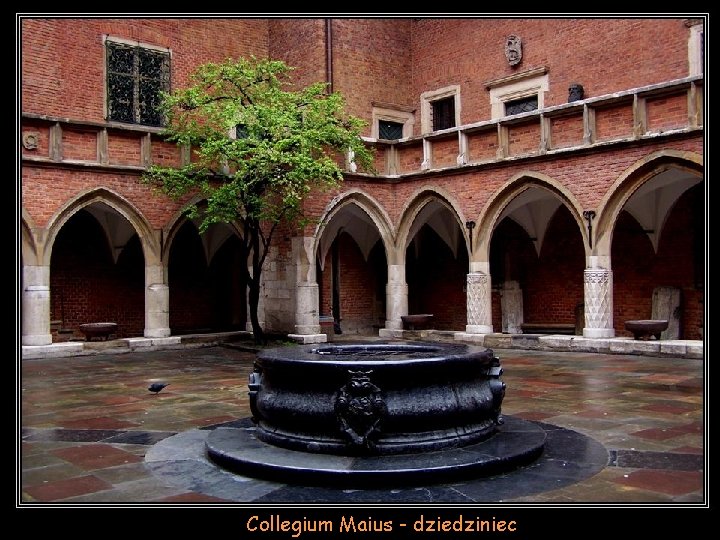 Collegium Maius - dziedziniec 