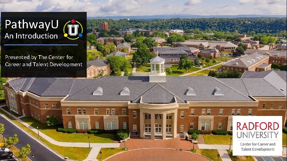 Pathway. U An Introduction Presented by The Center for Career and Talent Development 