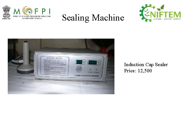 Sealing Machine Induction Cap Sealer Price: 12, 500 
