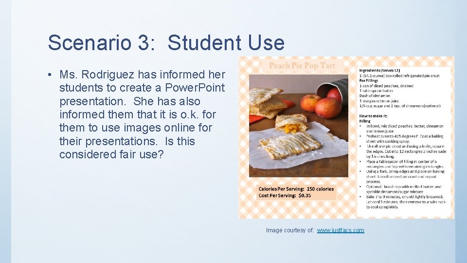 Scenario 3: Student Use • Ms. Rodriguez has informed her students to create a Scenario 3: Student Use • Ms. Rodriguez has informed her students to create a