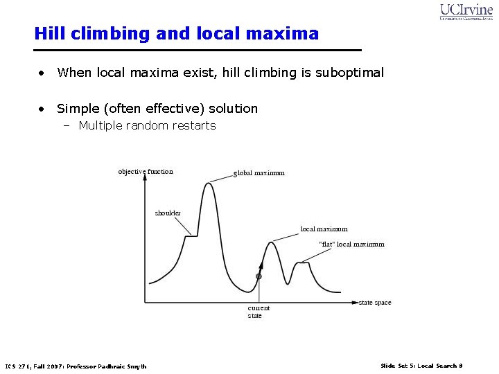 Local Search and Optimization Outline Local search techniques