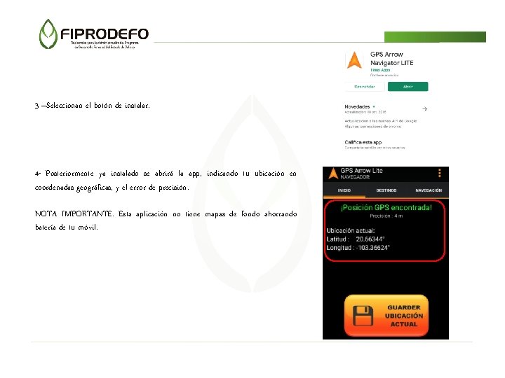 3 –Seleccionan el botón de instalar. 4 - Posteriormente ya instalado se abrirá la