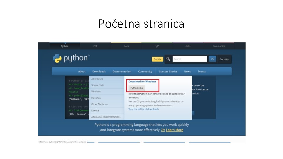 Početna stranica 