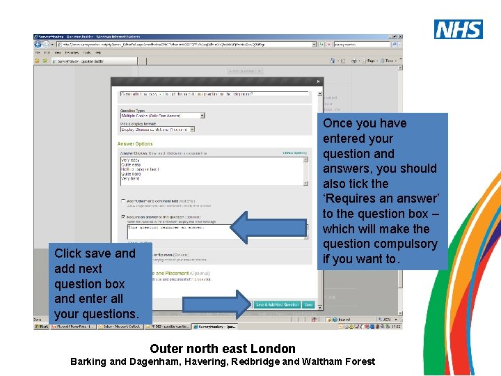 Once you have entered your question and answers, you should also tick the ‘Requires