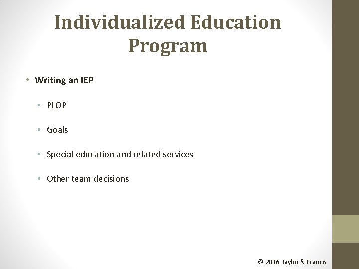 Chapter Four Referral and Identification for Special Education