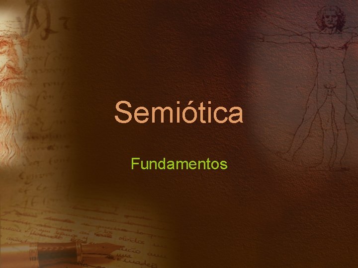 Semiótica Fundamentos 