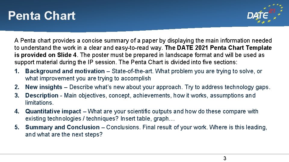 Penta Chart A Penta chart provides a concise summary of a paper by displaying