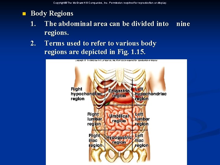 Copyright The Mc. Graw-Hill Companies, Inc. Permission required for reproduction or display. n Body Copyright The Mc. Graw-Hill Companies, Inc. Permission required for reproduction or display. n Body
