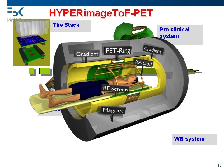 HYPERimage. To. F-PET The Stack Pre-clinical system The module WB system 47 