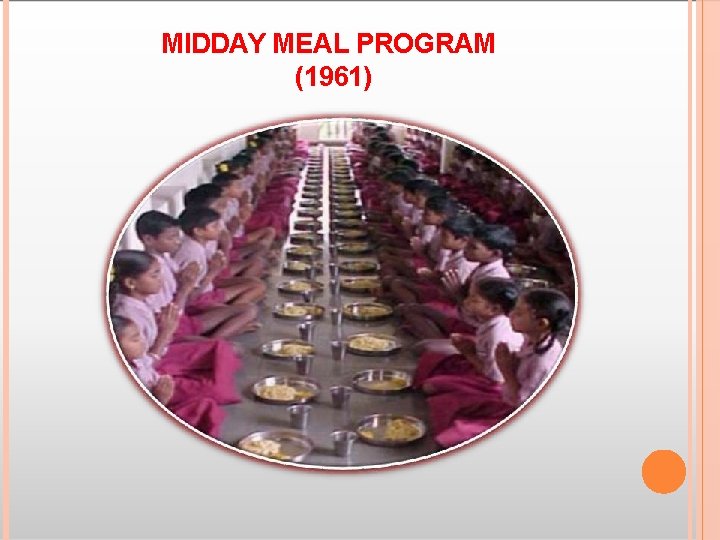 MIDDAY MEAL PROGRAM (1961) 