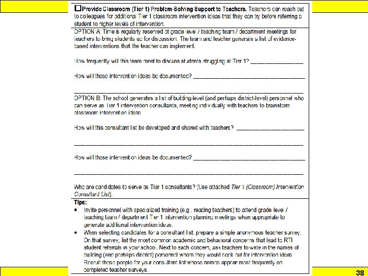 Response to Intervention www. interventioncentral. org 38 