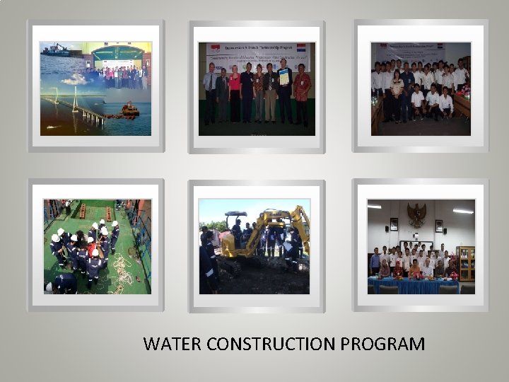 WATER CONSTRUCTION PROGRAM 