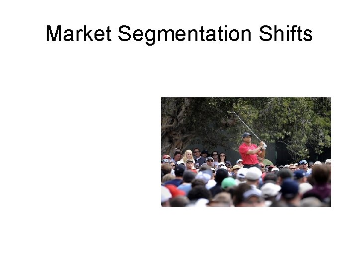 Market Segmentation Shifts 