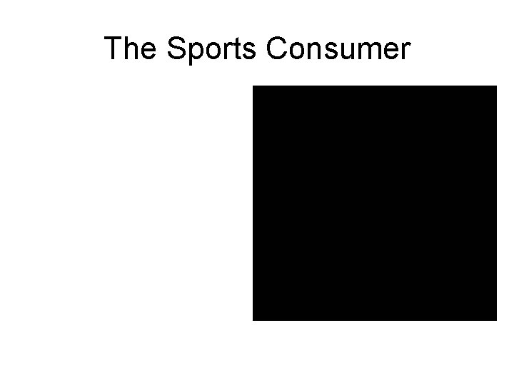 The Sports Consumer 