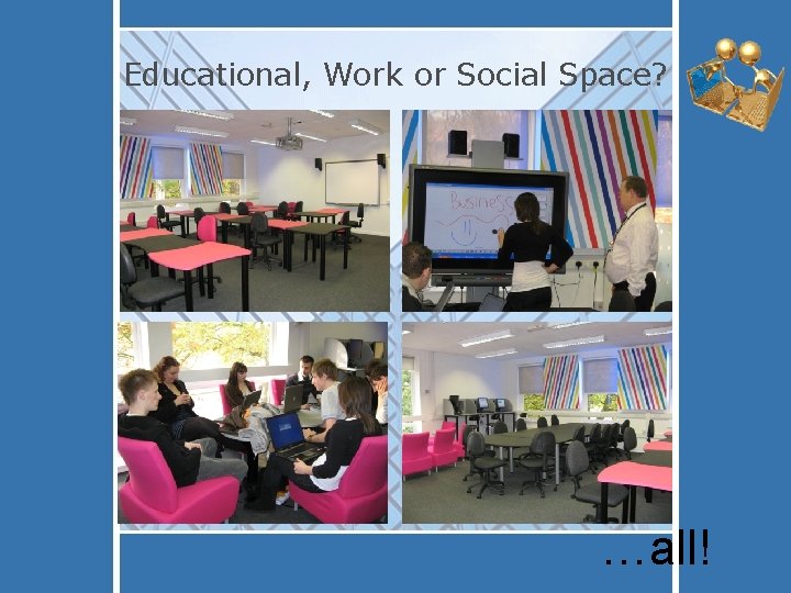 Educational, Work or Social Space? …all! 