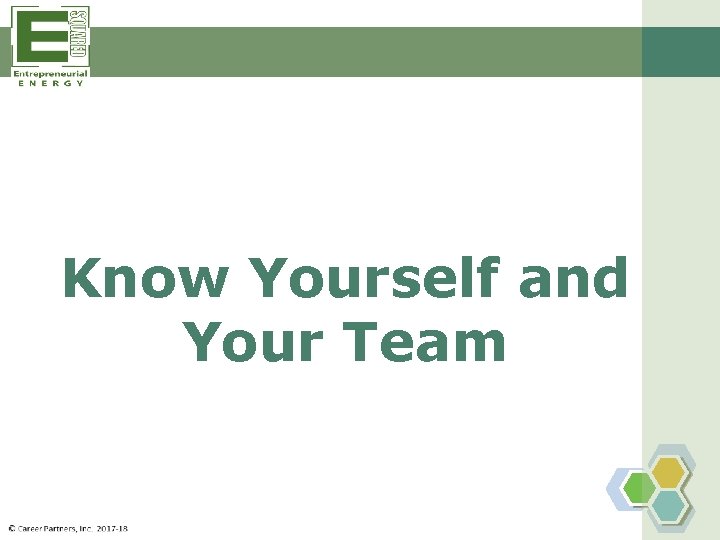 Know Yourself and Your Team 