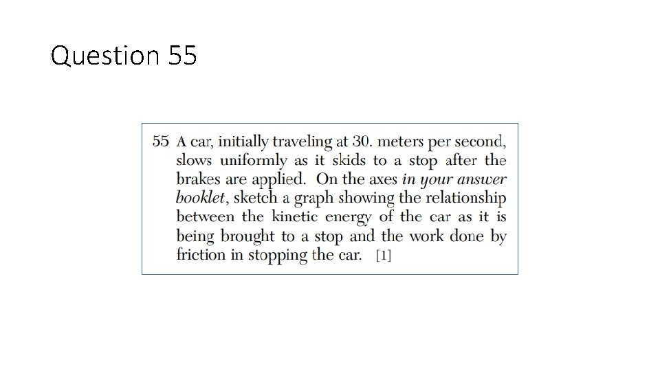 Question 55 